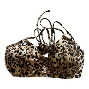 Leopard Print Women's swim top